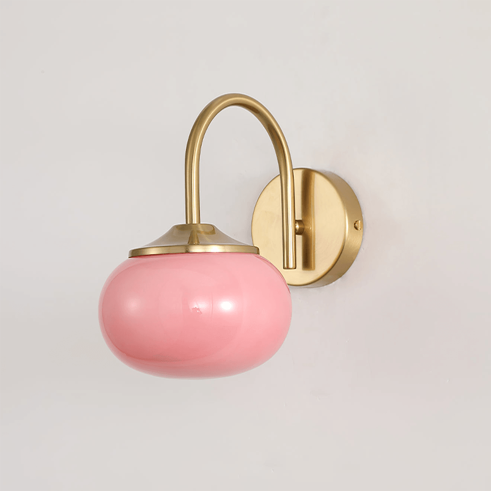 French Eye Care Cream Wall Light for Bedroom