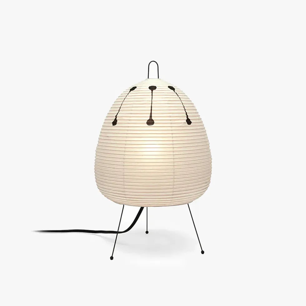 Paper Egg Design Tripod Table Lamp