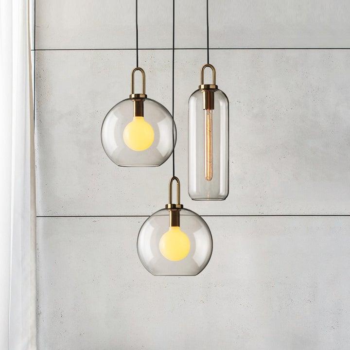 Nordic Global Clear Glass Pendant Light Fixture