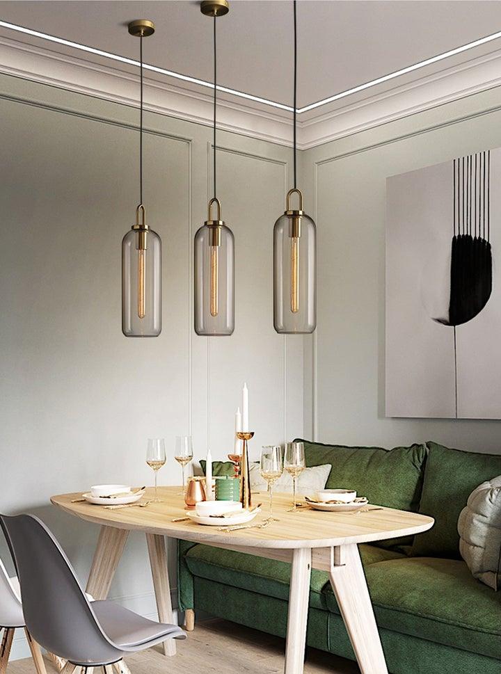 Nordic Global Clear Glass Pendant Light Fixture
