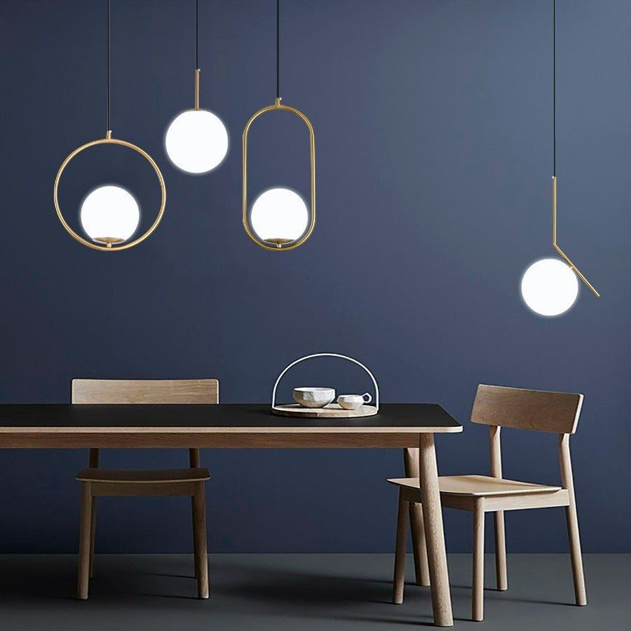 Modern Nordic Glass Pendant Lights