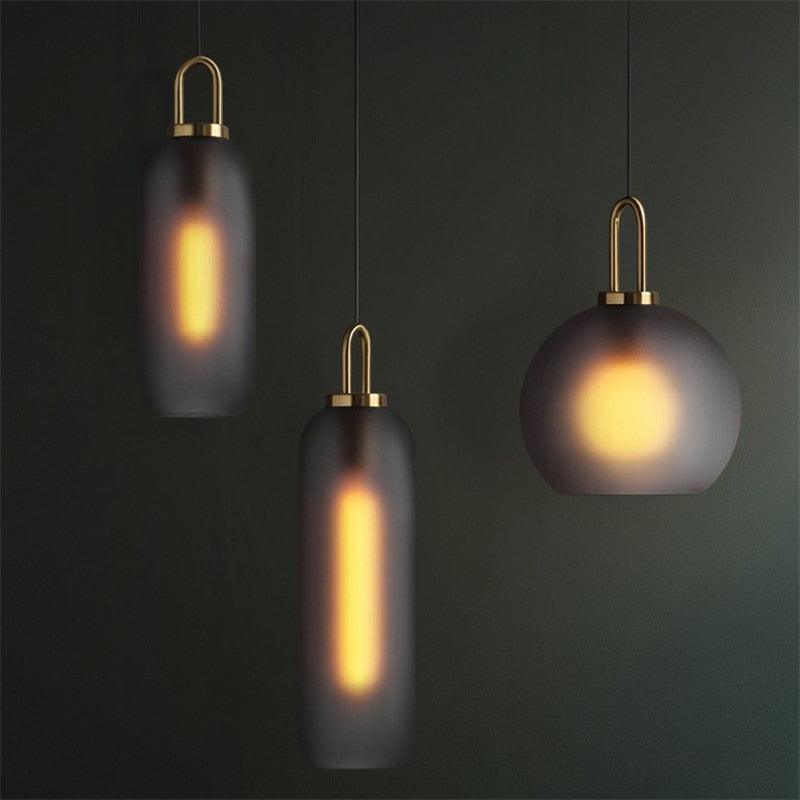 Nordic Global Clear Glass Pendant Light Fixture