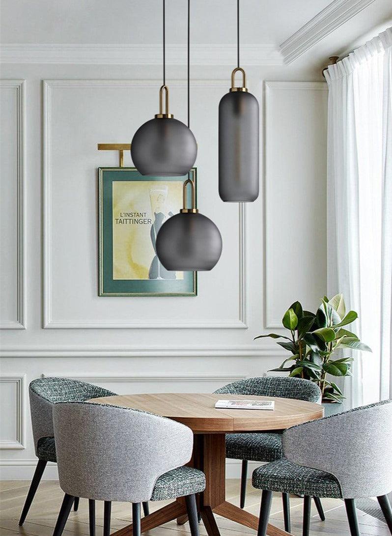 Nordic Global Clear Glass Pendant Light Fixture