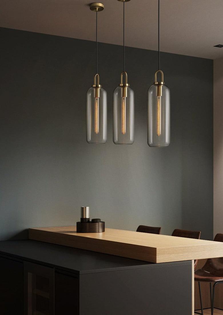 Nordic Global Clear Glass Pendant Light Fixture