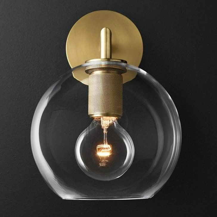 Contemporary Gold Iron Wall Light