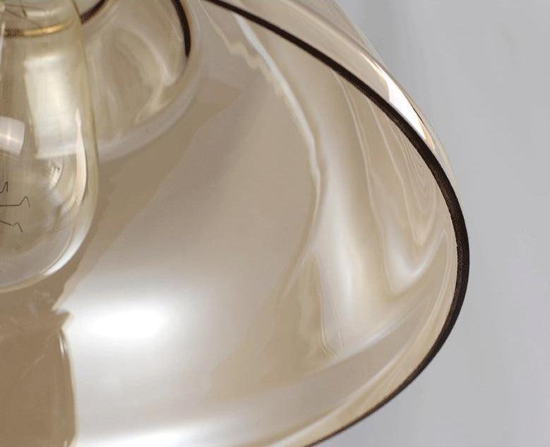 Vintage Clear Glass Light Pendant for Cafe