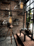 Vintage Clear Glass Light Pendant for Cafe