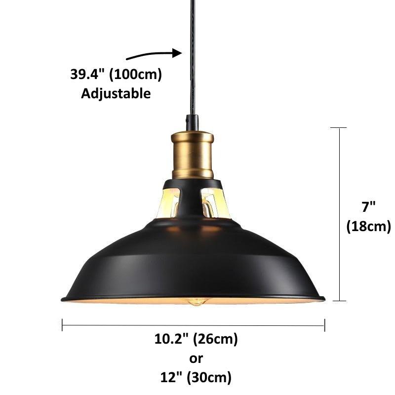 Vintage Industrial Style Lid Pendant Lighting
