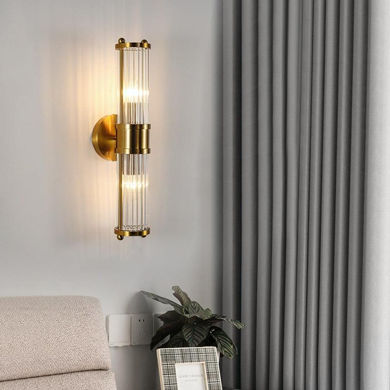Luxury Glass Up and Down Wall Lights