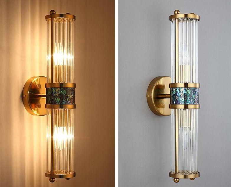 Luxury Glass Up and Down Wall Lights