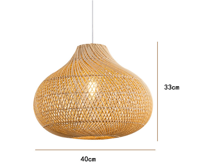 Chinese Rattan Pendant Lighting for Dining Room