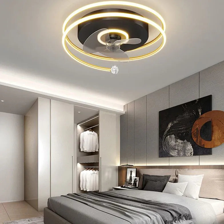 Circular Light Ceiling Fan with Light