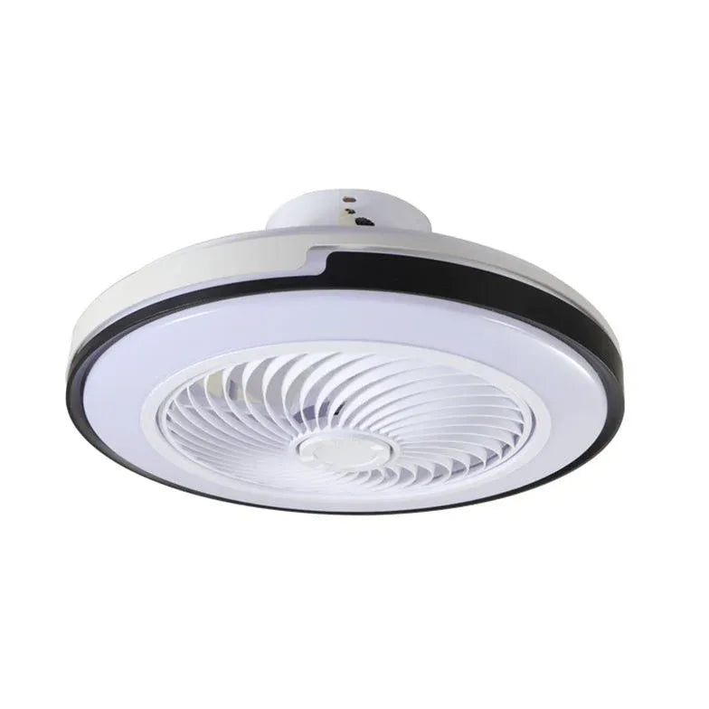 Dual-Tone Round Ceiling Fan with Light