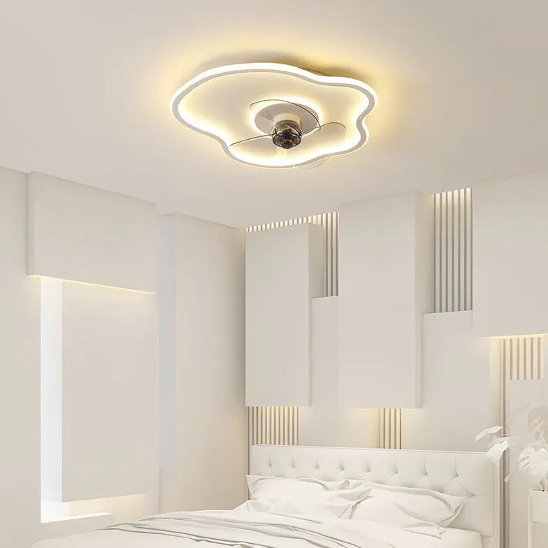 Irregular Shape Ceiling Fan with Light