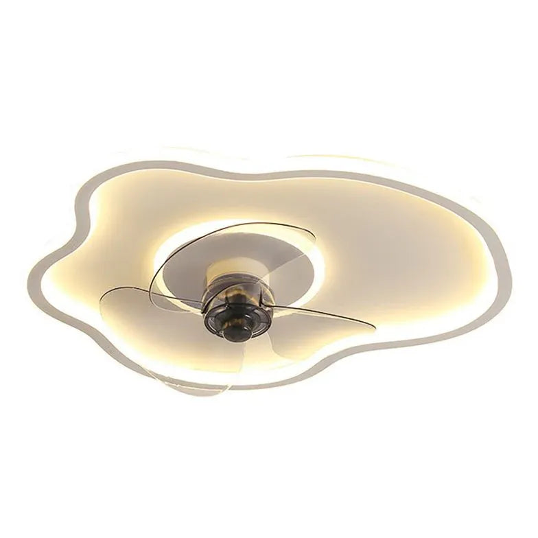 Irregular Shape Ceiling Fan with Light