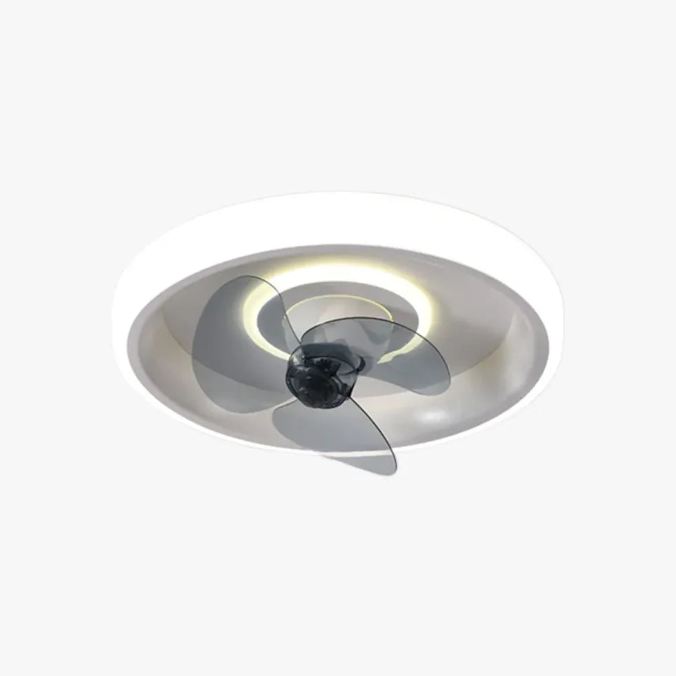 Circular Halo Ceiling Fan with Light