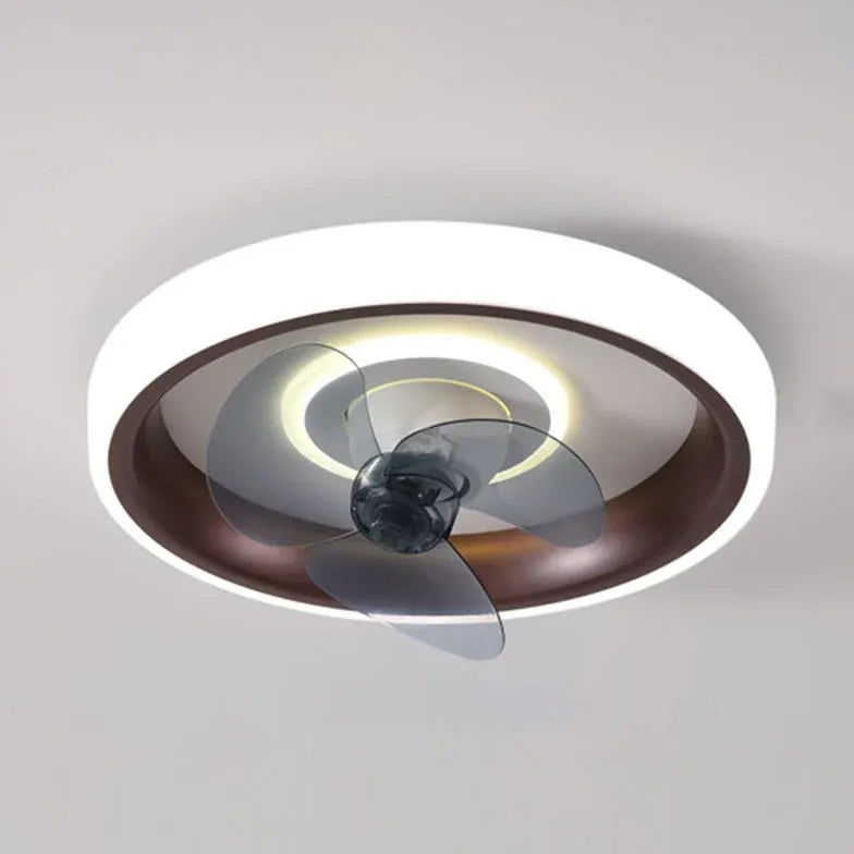 Circular Halo Ceiling Fan with Light