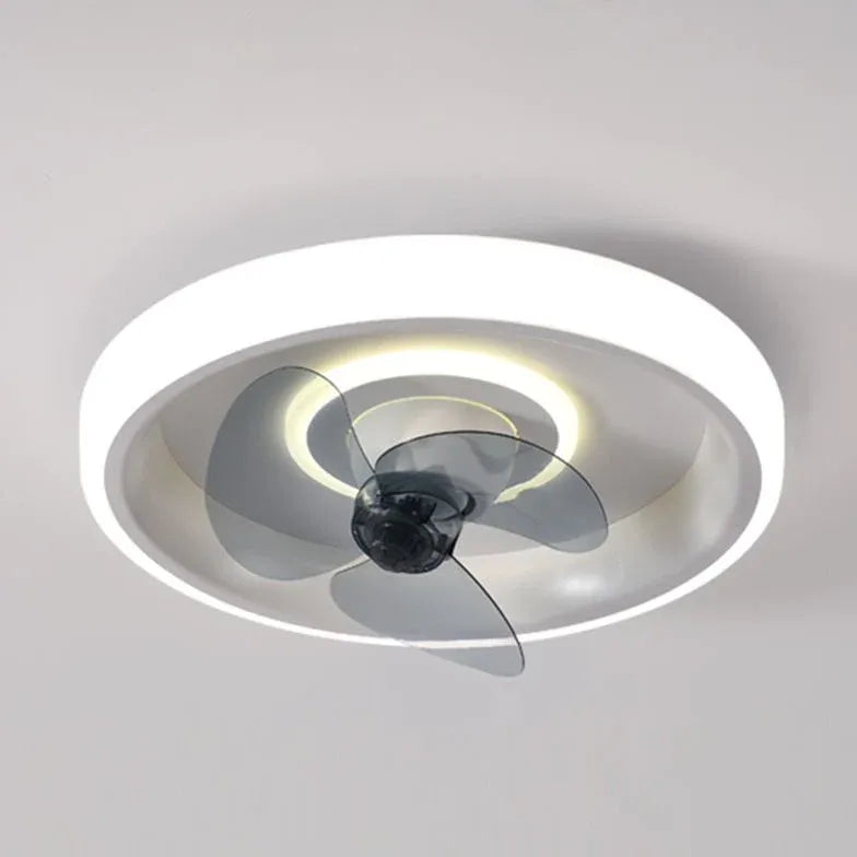 Circular Halo Ceiling Fan with Light