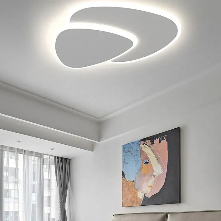 Decorative Style Modern White Flush Ceiling Lights