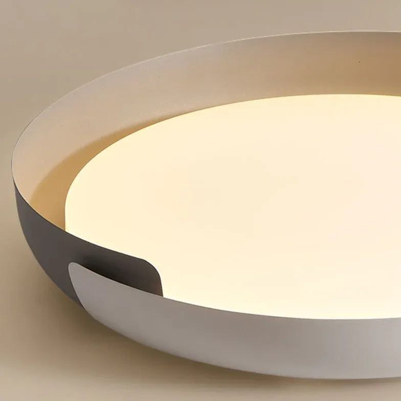 Dual-Tone Round Ceiling Light for Bedroom