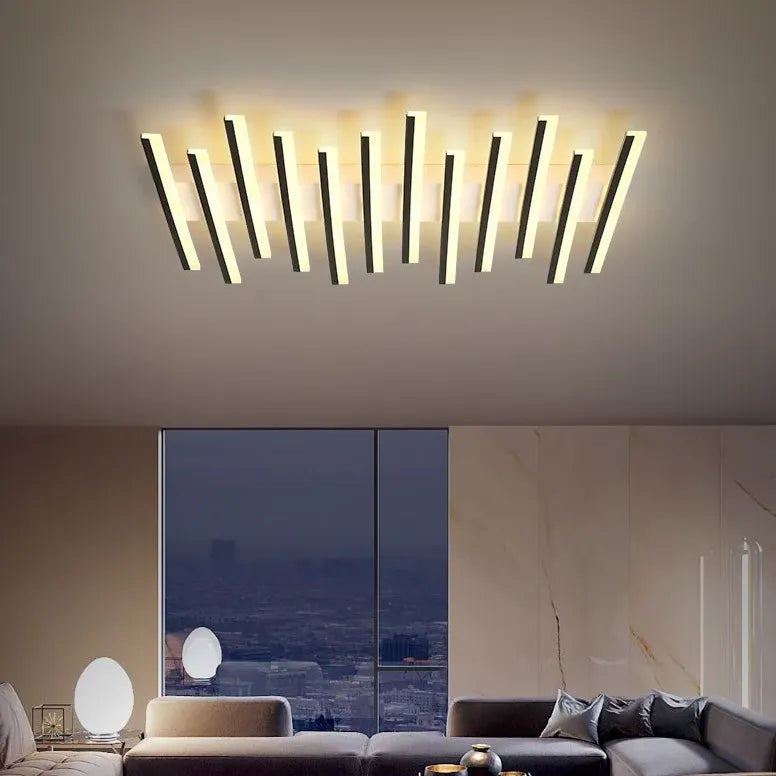 Wavy Slim Tube Modern Ceiling Light