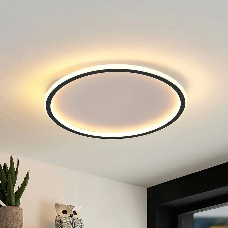 Ring-Shaped Modern Bedroom Flush Ceiling Lights