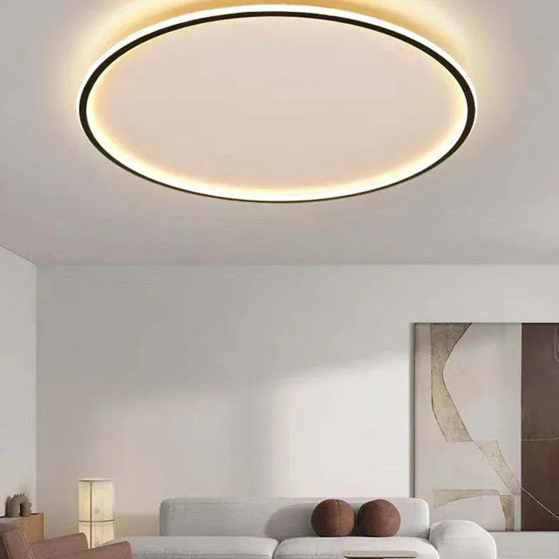 Ring-Shaped Modern Bedroom Flush Ceiling Lights