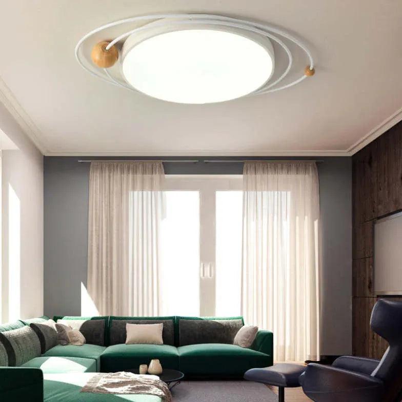 Wooden Starry Ceiling Light for Children's Room