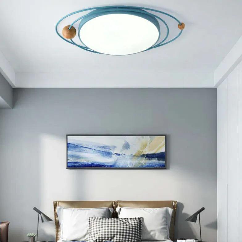 Wooden Starry Ceiling Light for Children's Room