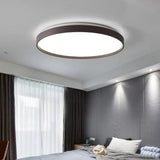 Flat Circular Shape Bedroom Flush Ceiling Lights