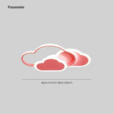 White Modern Cloud Ceiling Light For Kids Room