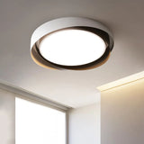 Dual-Tone Round Stylish Ceiling Light for Bedroom