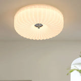 Petal-Shaped Round Lampshade Bathroom Ceiling Light