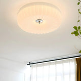 Petal-Shaped Round Lampshade Bathroom Ceiling Light