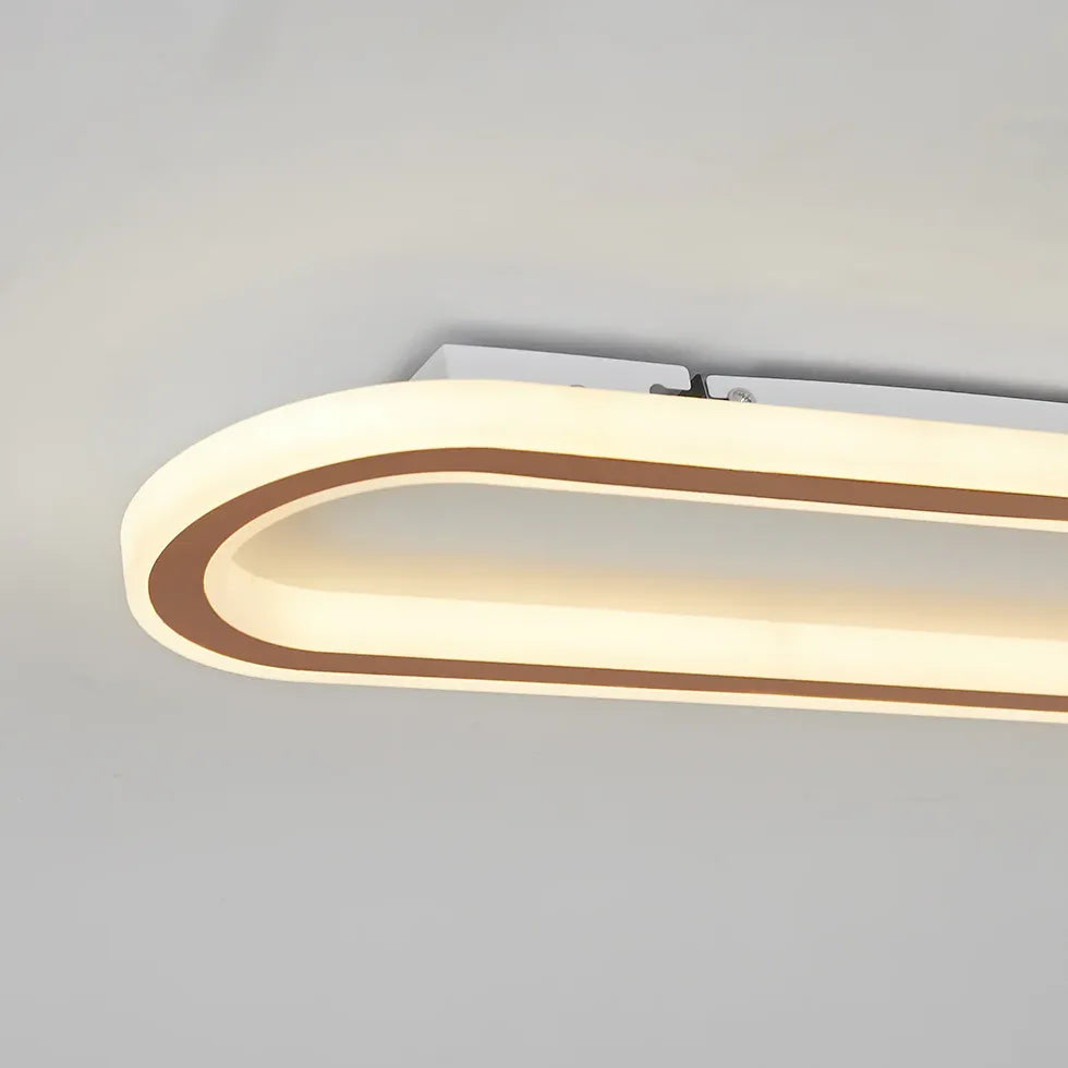 Elongated Oval LED Modern Flush Ceiling Lights