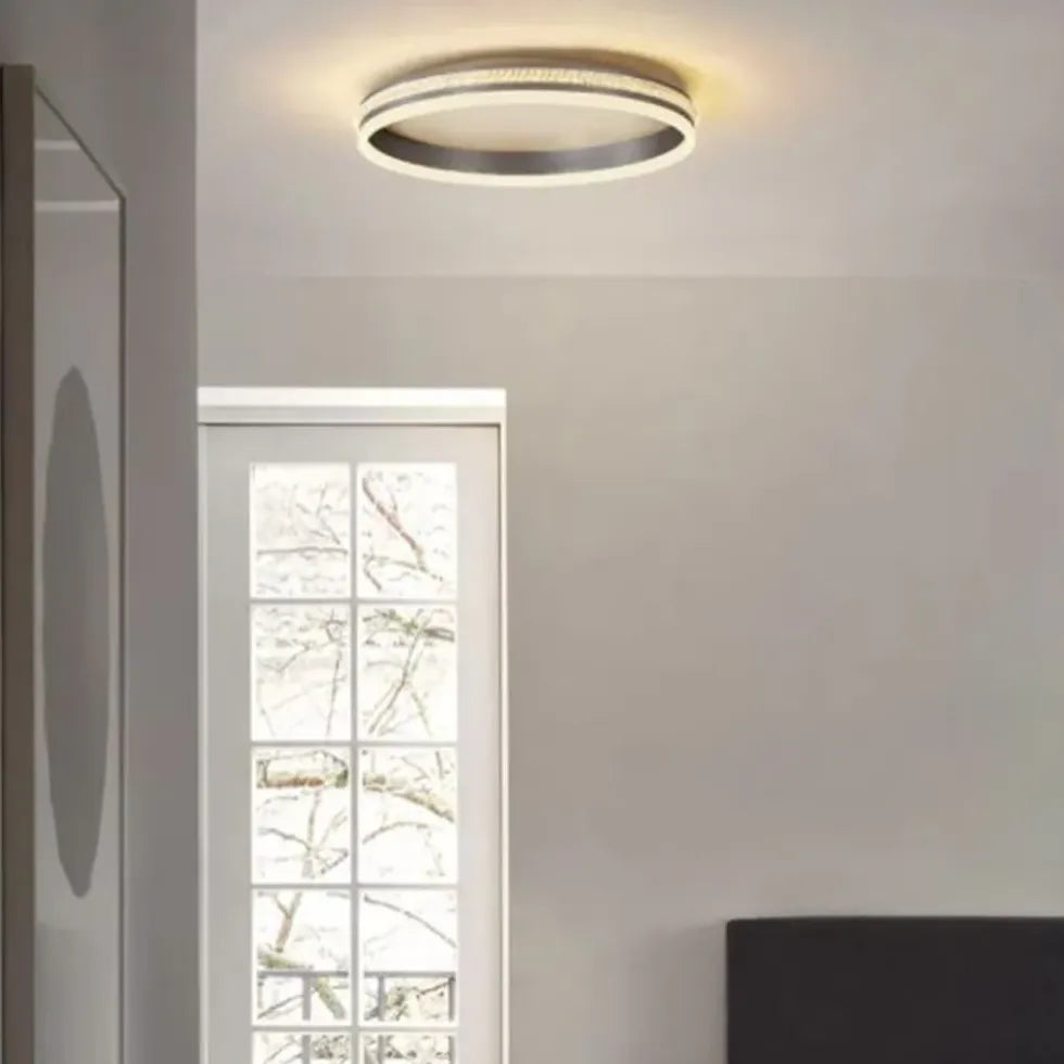 Dual-Tone Round LED Ceiling Light for Hallway