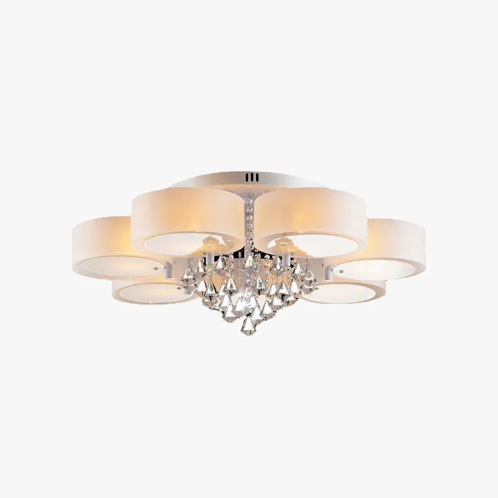 Round Petals LED Modern Flush Ceiling Lights