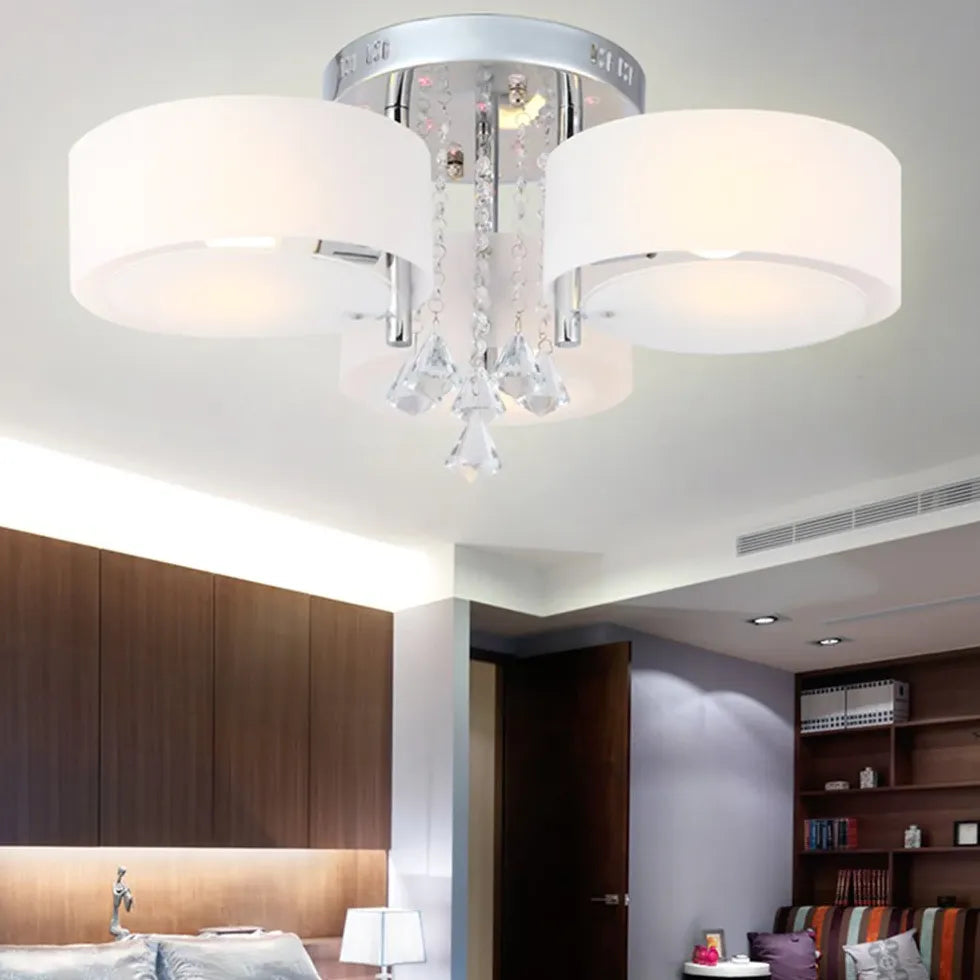 Round Petals LED Modern Flush Ceiling Lights