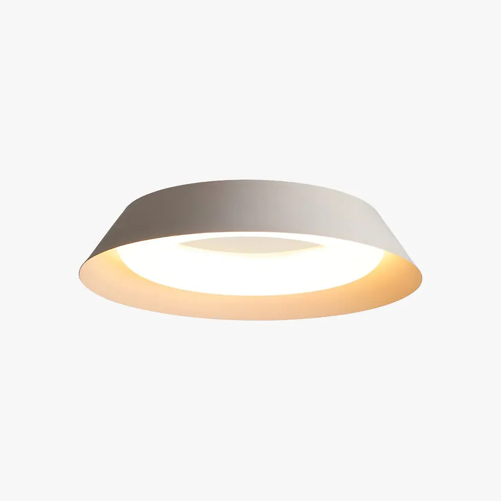 Dual-Tone Round Minimalist Ceiling Light