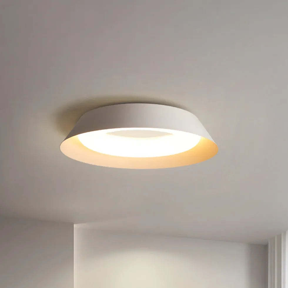 Dual-Tone Round Minimalist Ceiling Light