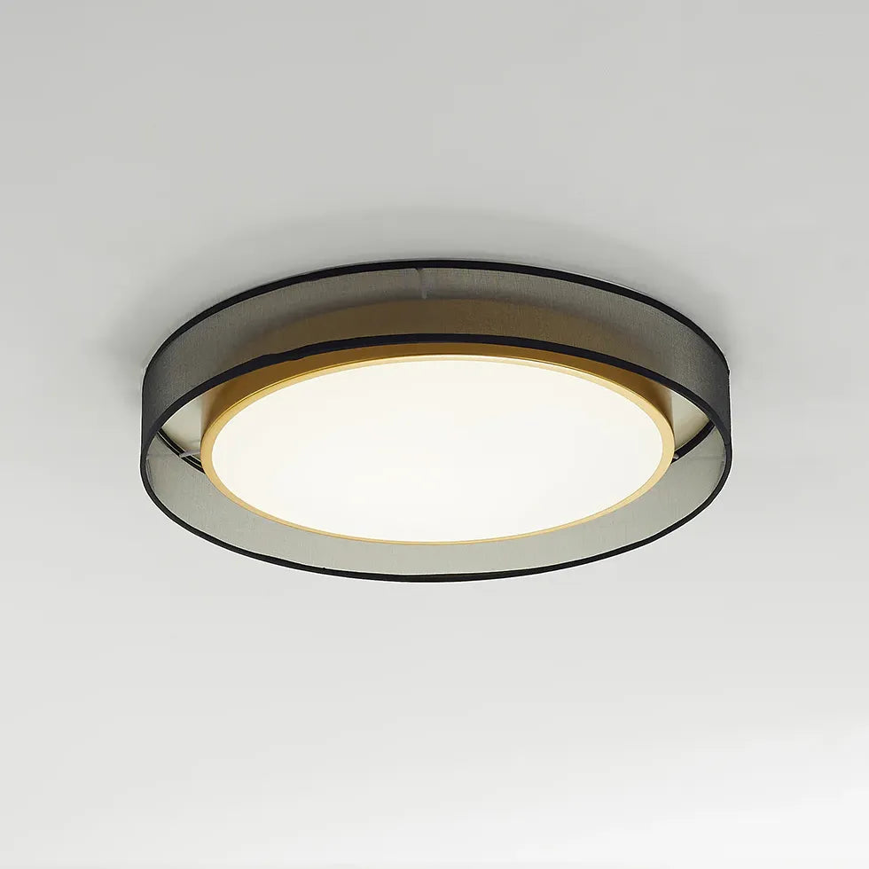 Double-Layer Frame Round PVC Ceiling Light