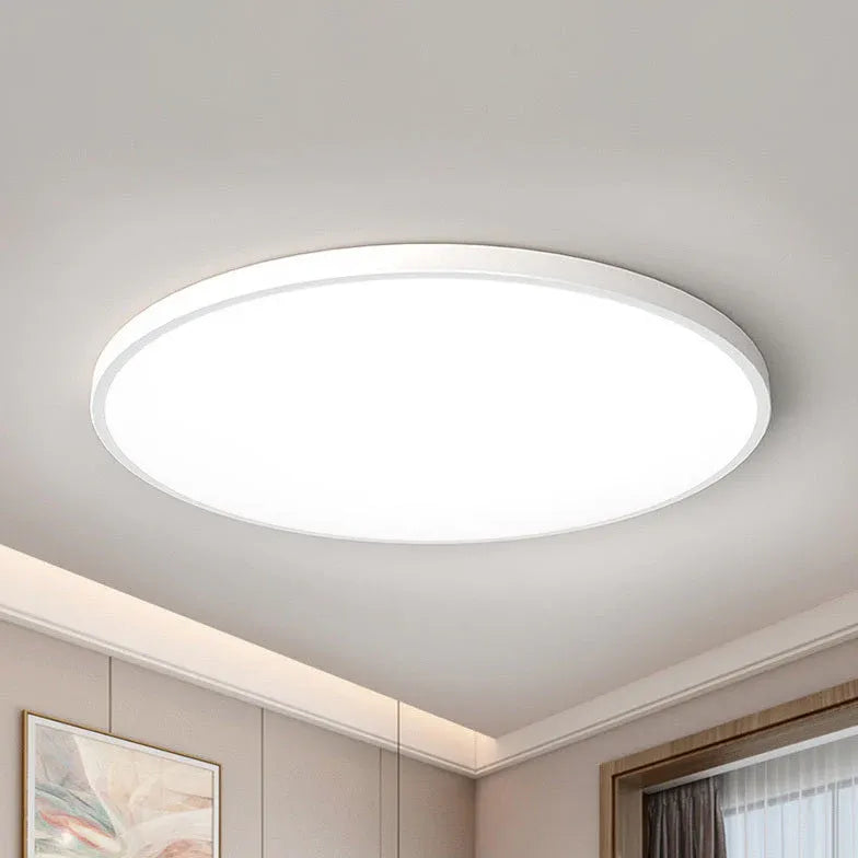 Slim Round Bedroom Flush Ceiling Lights