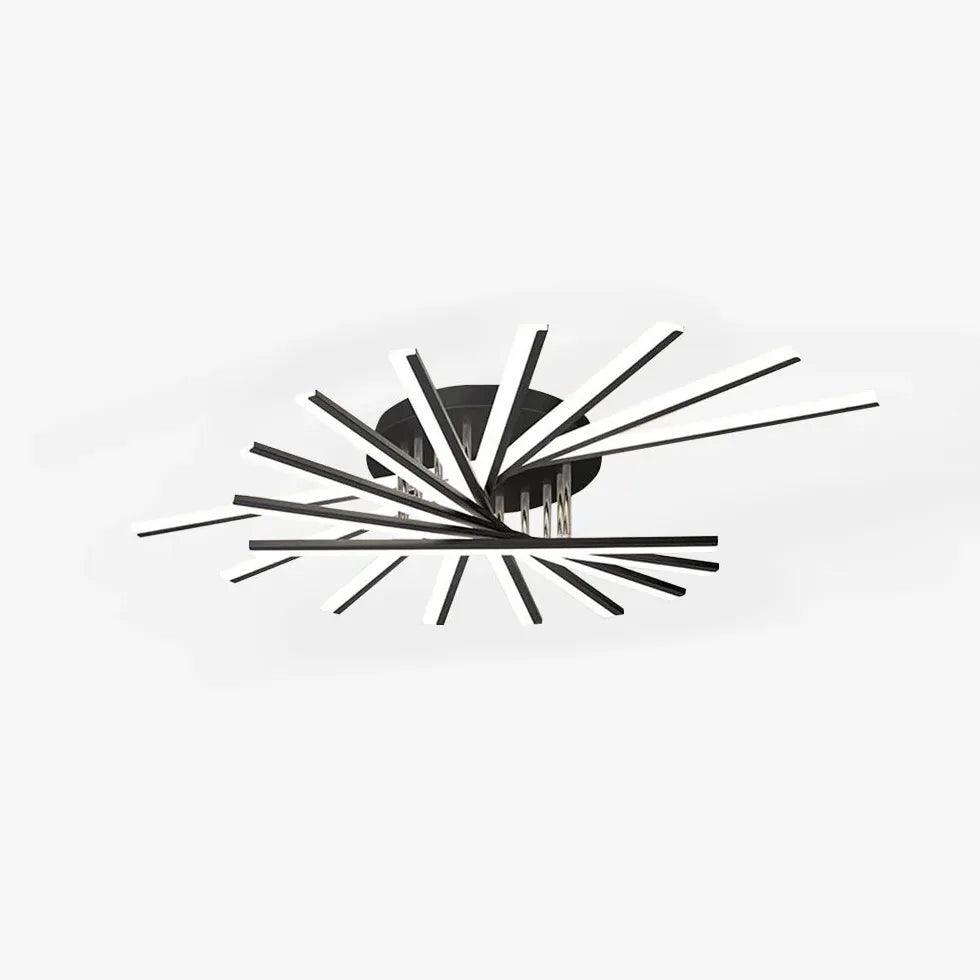 Fan Shaped Led Modern Ceiling Lights