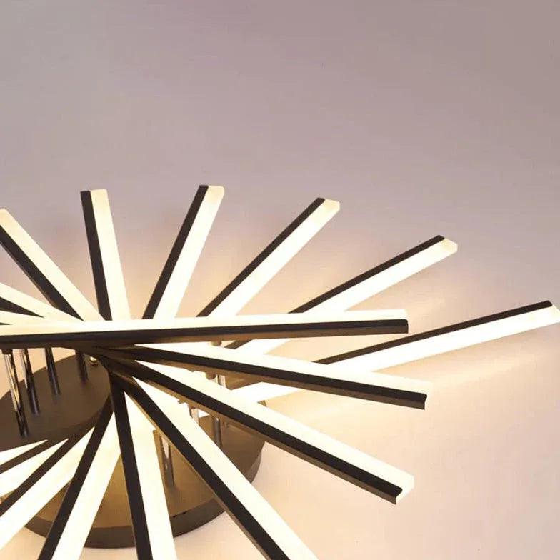 Fan Shaped Led Modern Ceiling Lights