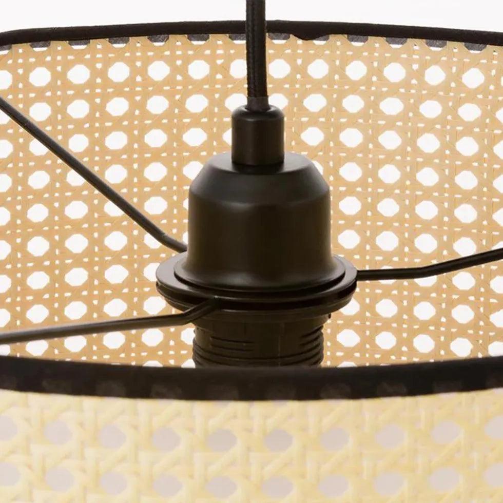 Japanese Wabi Sabi Rattan Pendant Light