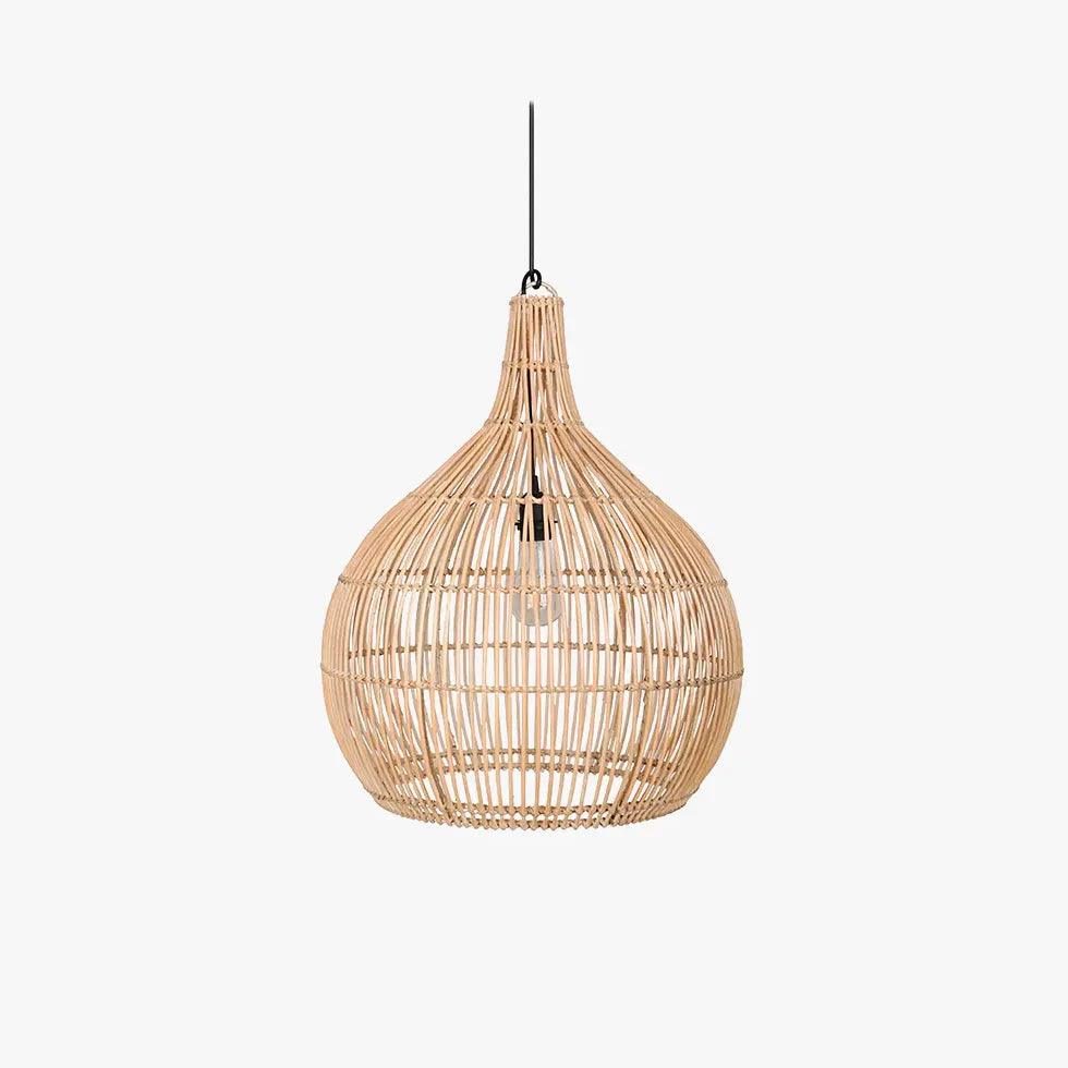 Japanese Bamboo Rattan Tea Room Pendant Light