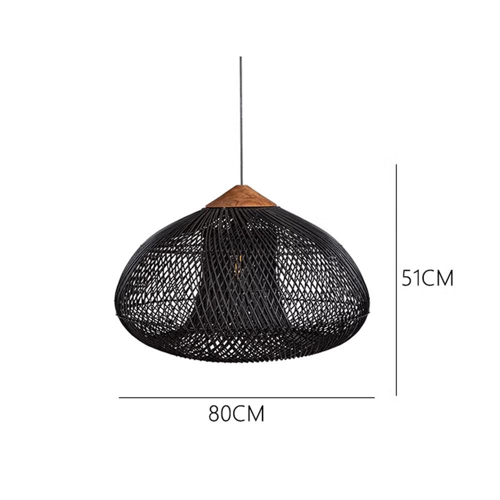 Wabi-Sabi Hollow Rattan Vintage Pendant Lights