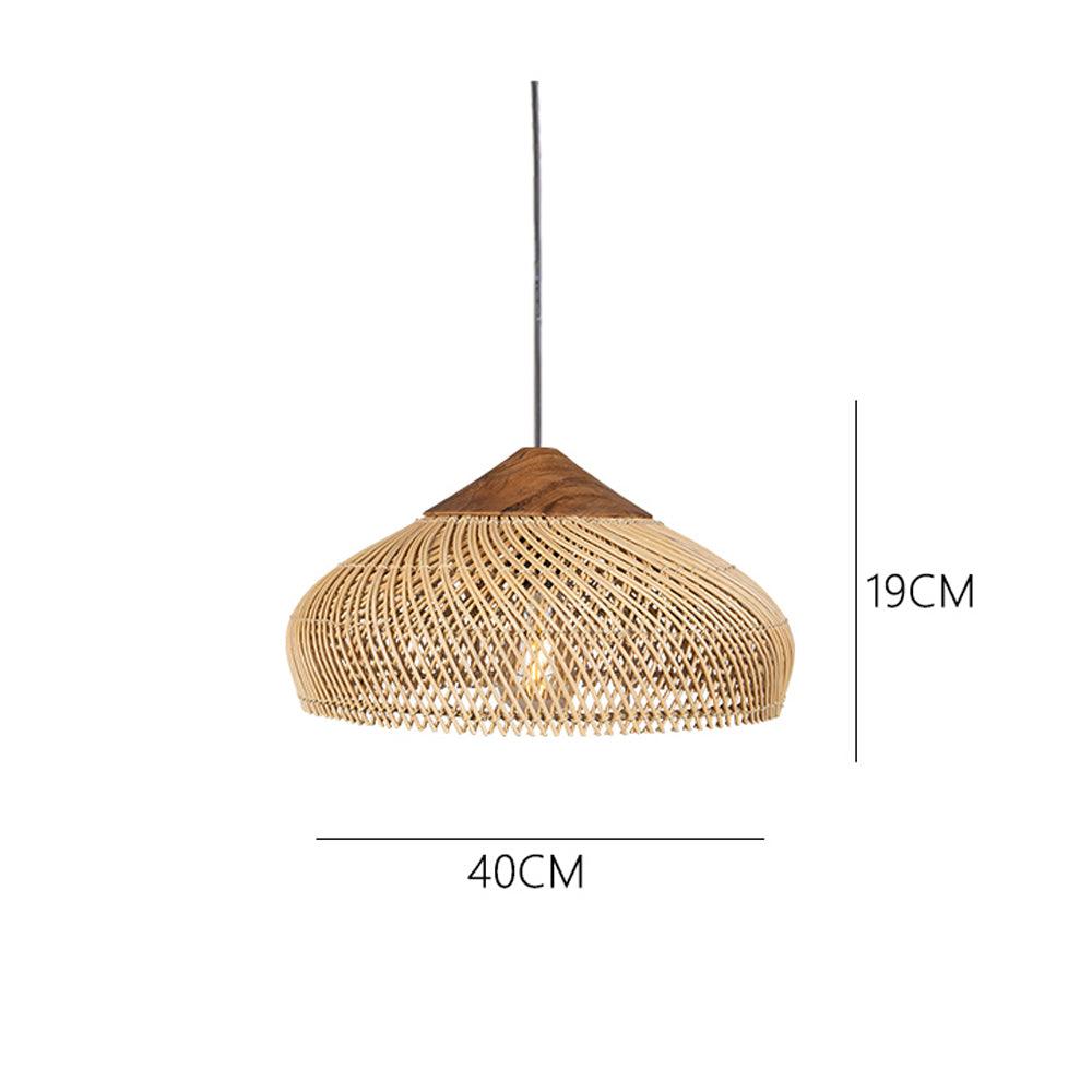 Wabi-Sabi Hollow Rattan Vintage Pendant Lights