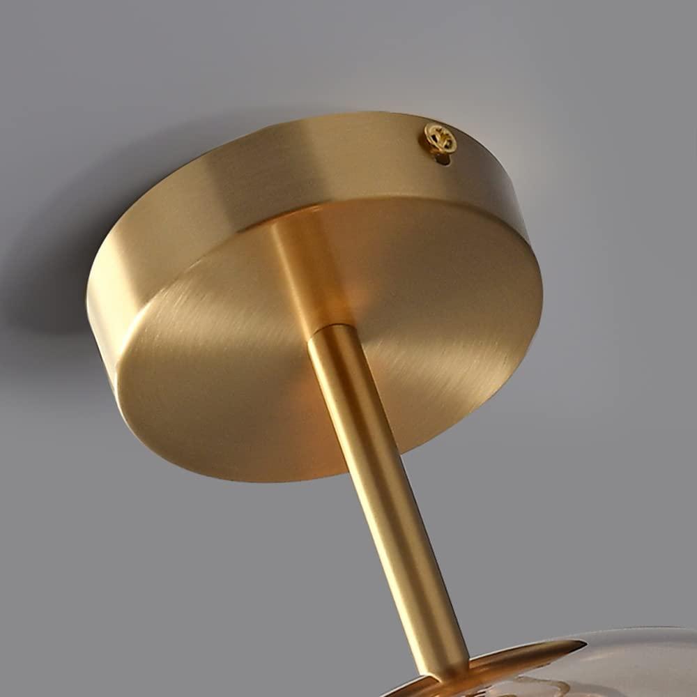 Postmodern Clear Glass Hallway Ceiling Light