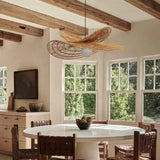 Southeast Asian Woven Rattan Pendant Light